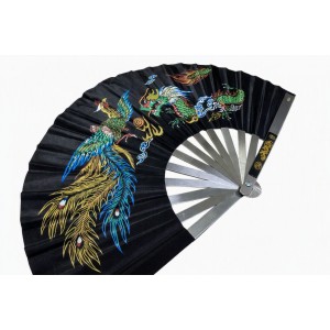 575B STEEL Fan w/ Dragon